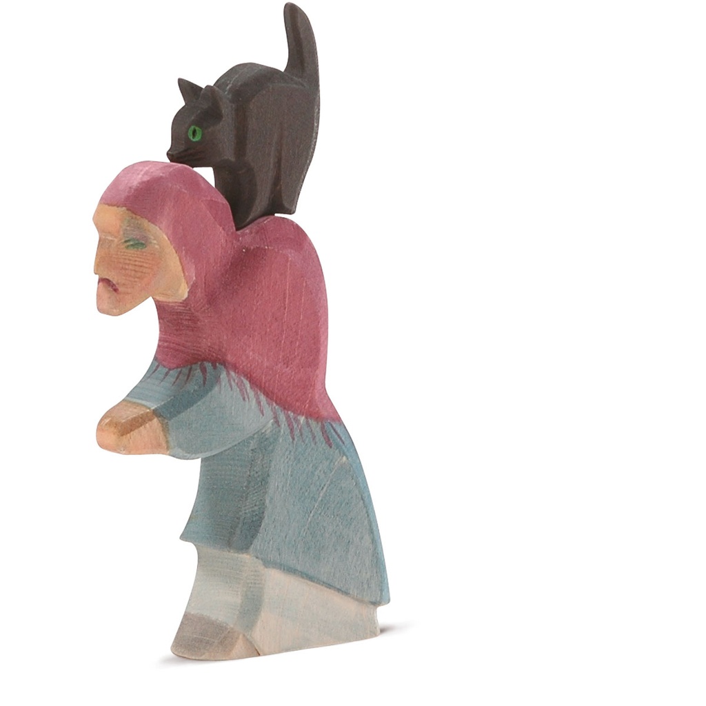 Ostheimer Hexe mit Katze