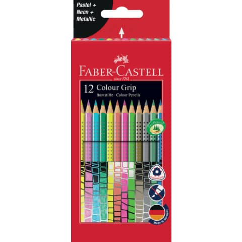 Buntstifte Faber Castell Colour Grip 12 St.