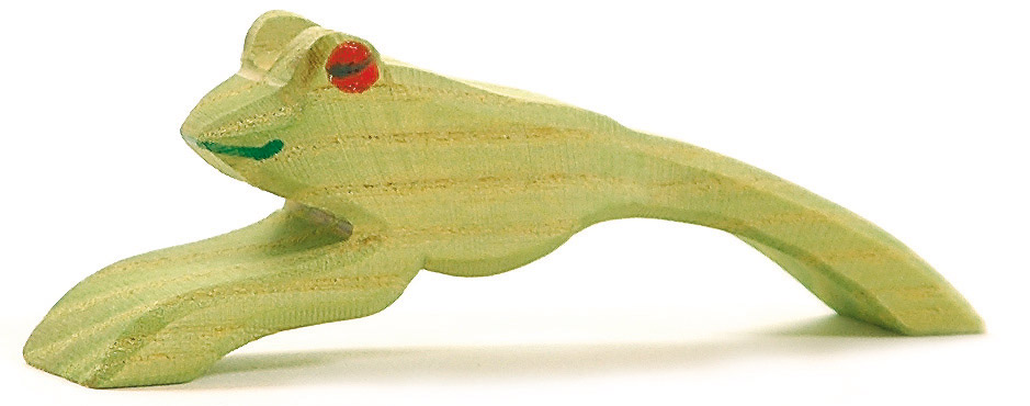 Ostheimer Frosch springend