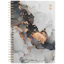 Brunnen Wochenplaner + Notizen Marble A5