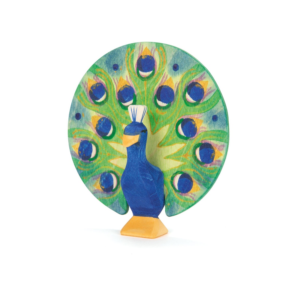 Ostheimer Pfau mit Rad