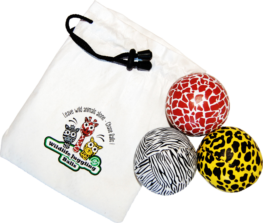 Jonglierbälle 3er-Set Wildlife 110g