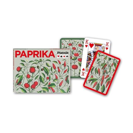 [9001890238734] Piatnik Spielkarten Doppelspiel Paprika