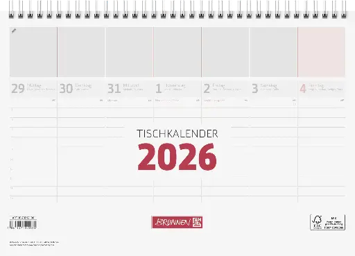 [1070212106] Tischkalender 2026