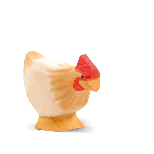 [13132] Ostheimer Huhn ocker stehend