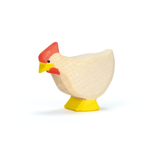 [13112] Ostheimer Huhn weiß stehend